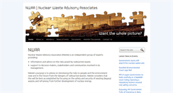 Desktop Screenshot of nuclearwasteadvisory.co.uk